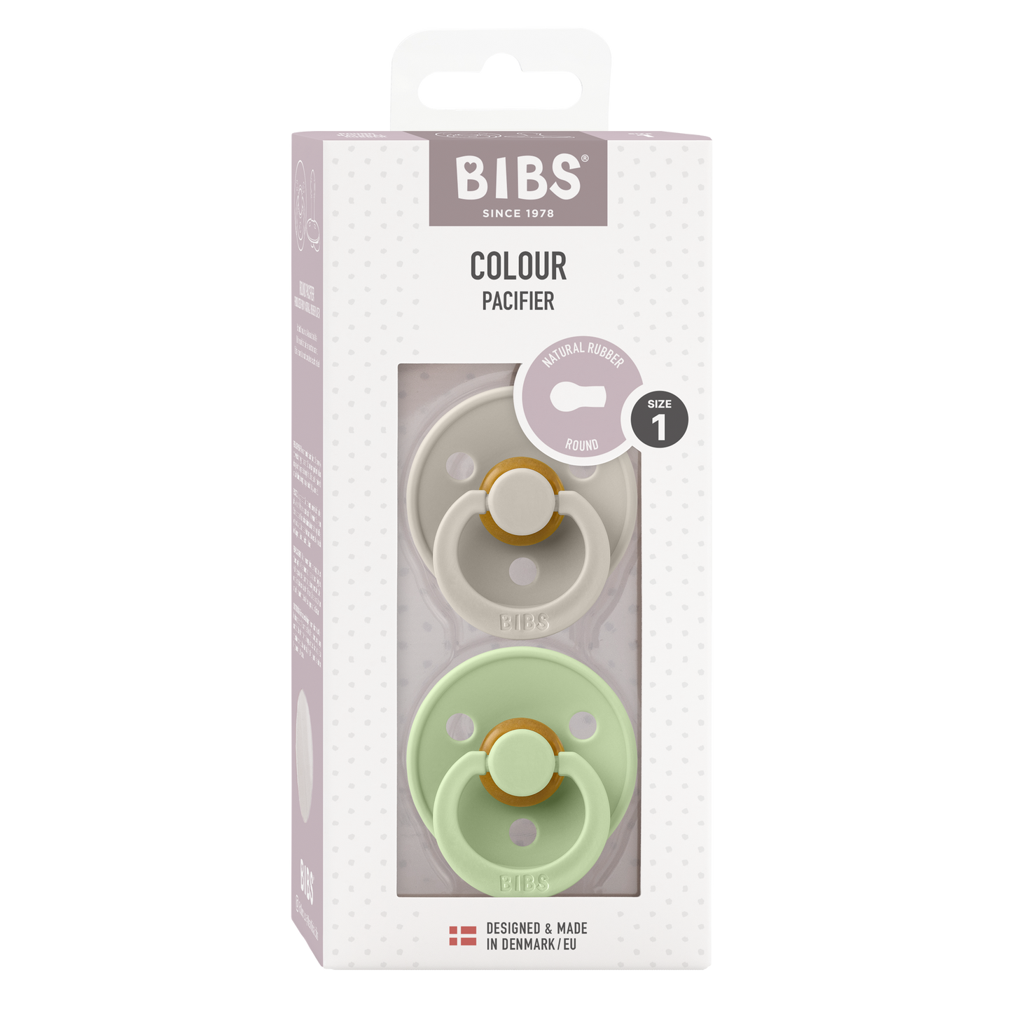 BIBS - COLOUR | SIZE1 Pacifier