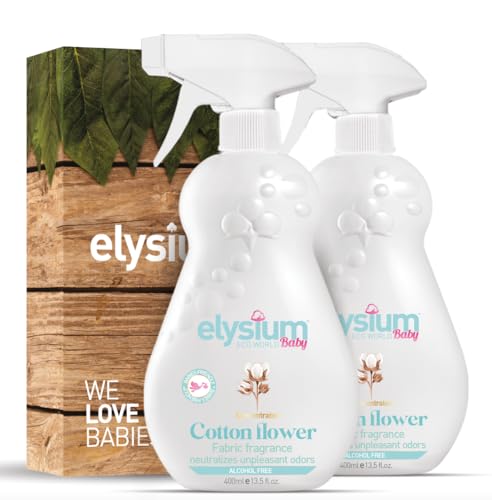 Baby Fabric Spray Freshener and Room Spray - Non Toxic Ingredients, Alcohol Free and Allergan Free Linen Spray for Bedding and Air Freshener – Long-Lasting Fragrance Refresher and Deodorizer Spray.