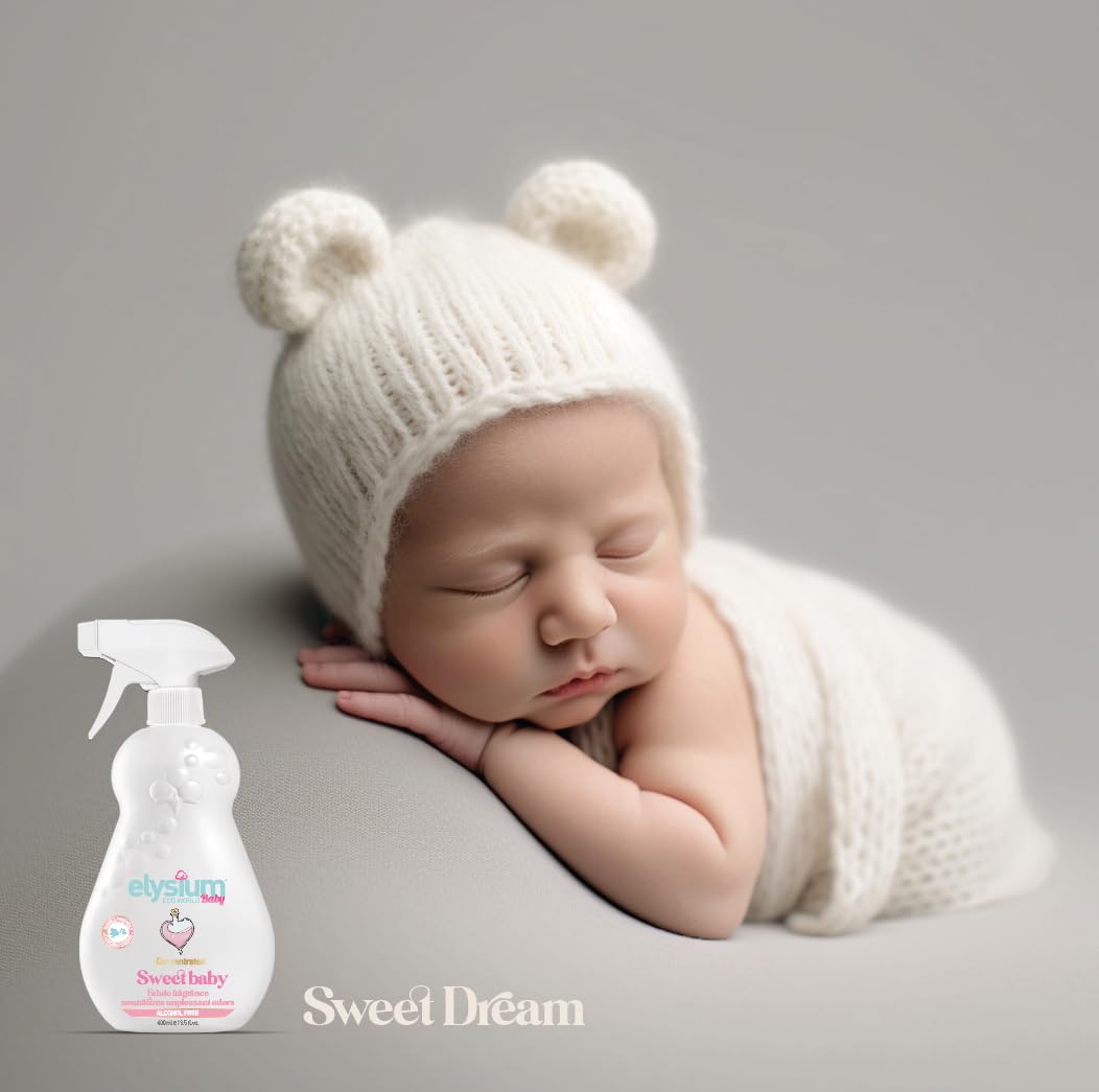 Baby Fabric Spray Freshener and Room Spray - Non Toxic Ingredients, Alcohol Free and Allergan Free Linen Spray for Bedding and Air Freshener – Long-Lasting Fragrance Refresher and Deodorizer Spray.