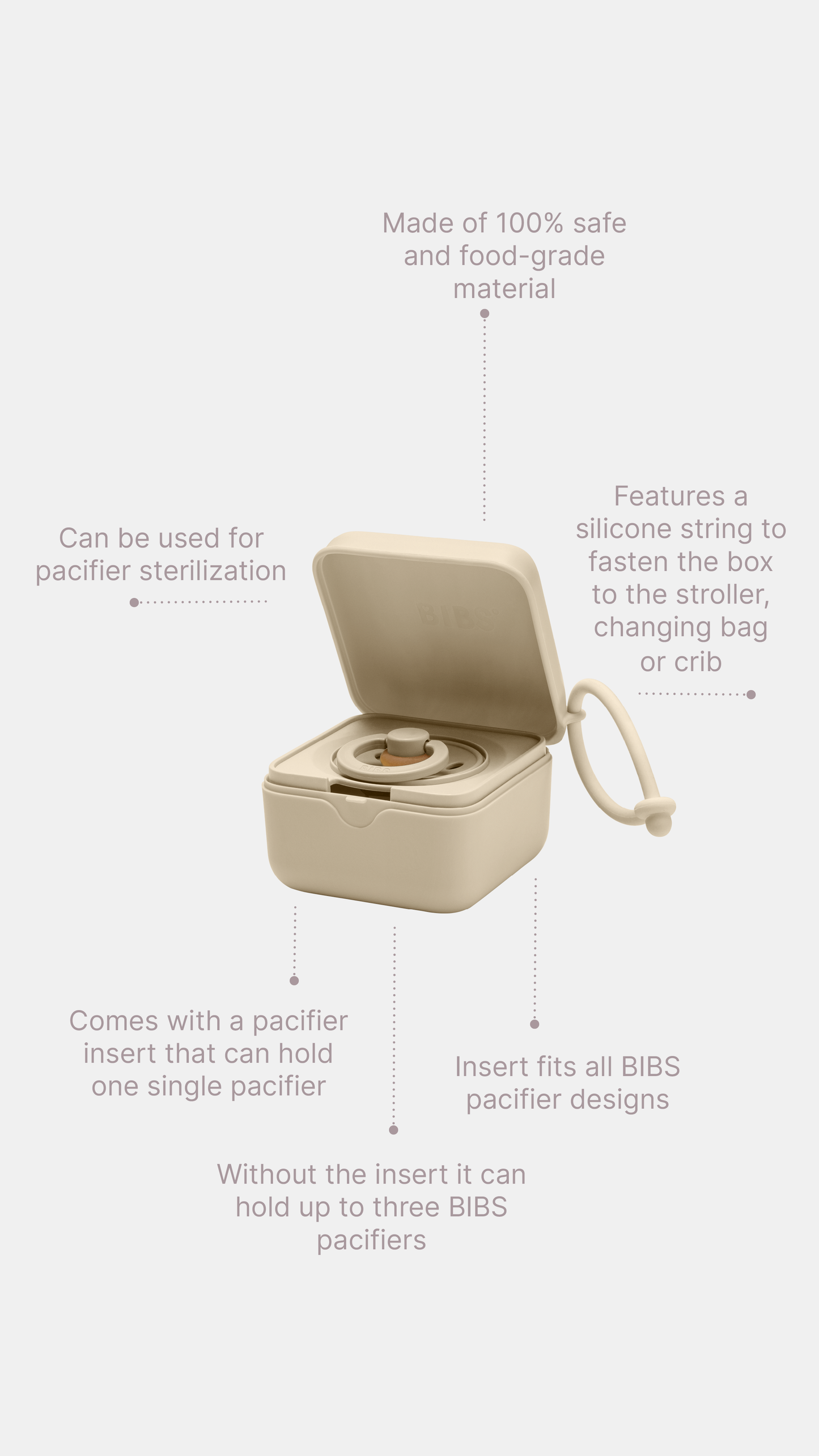 BIBS Pacifier Case